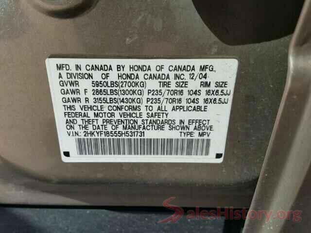 3N1AB7AP2JY204635 2005 HONDA PILOT