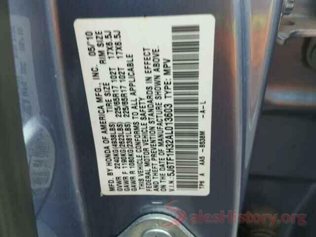 3TMCZ5AN0MM398470 2010 HONDA ACCORD