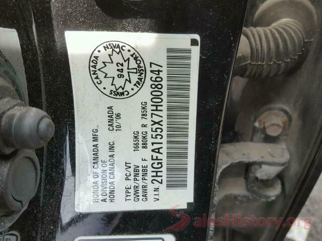 1C4HJXDG1JW292143 2007 HONDA CIVIC