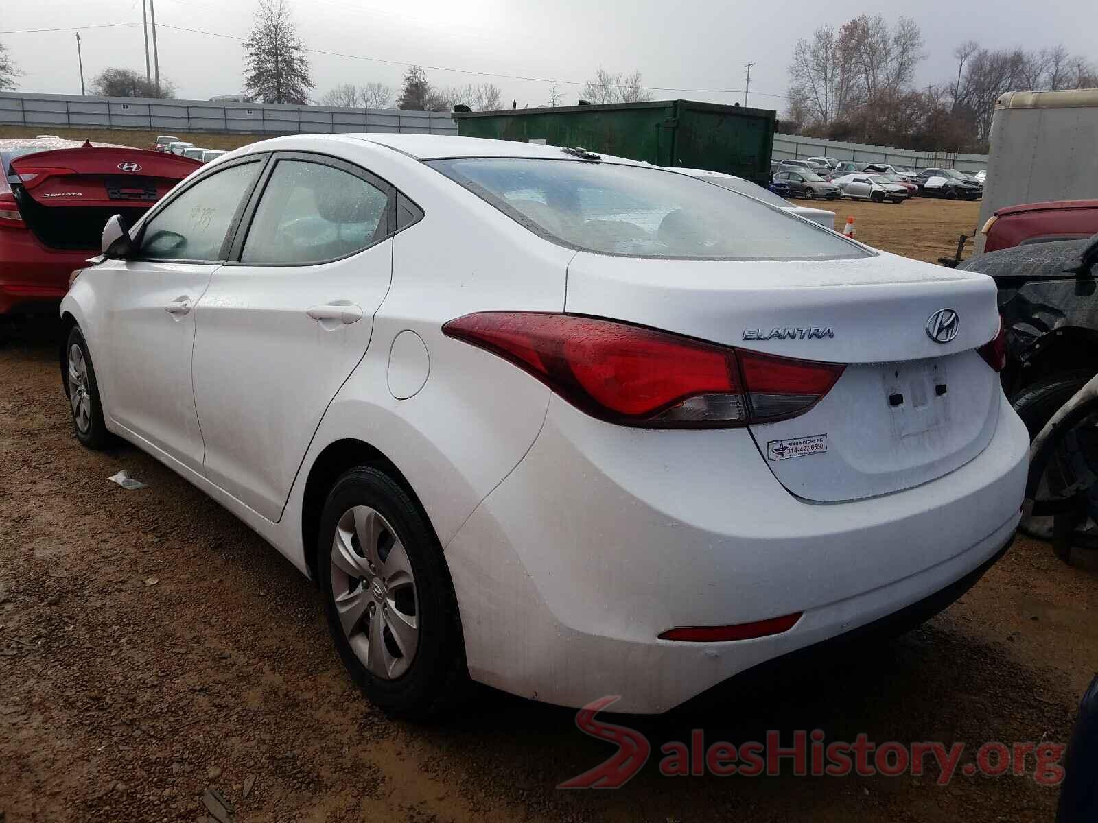 5NPDH4AE3GH724693 2016 HYUNDAI ELANTRA