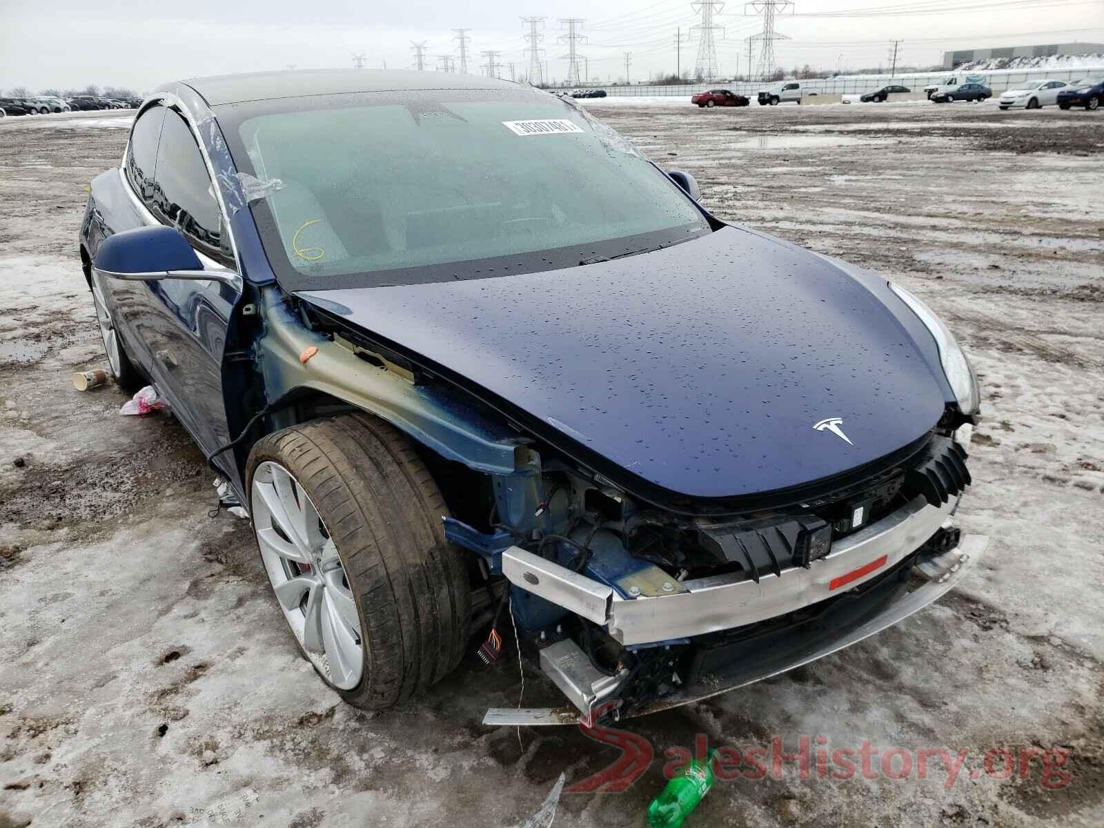 5YJ3E1EB7KF477625 2019 TESLA MODEL 3