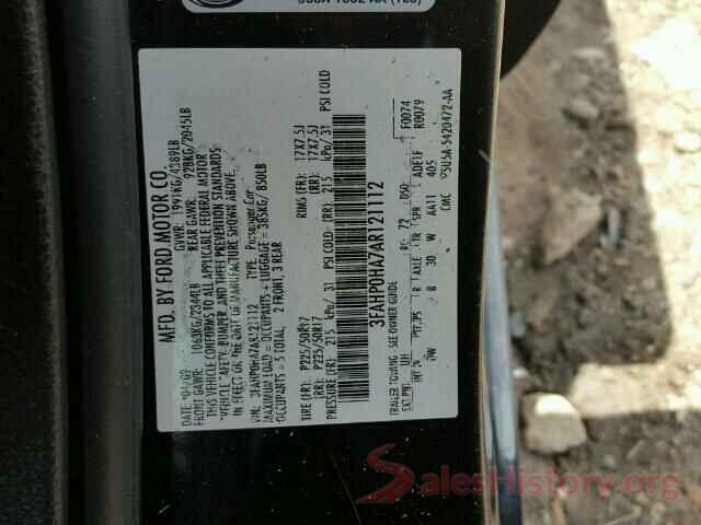 KM8R14HE0LU044620 2010 FORD FUSION