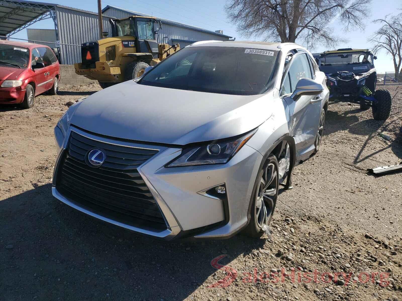 2T2BGMCA9GC006326 2016 LEXUS RX450