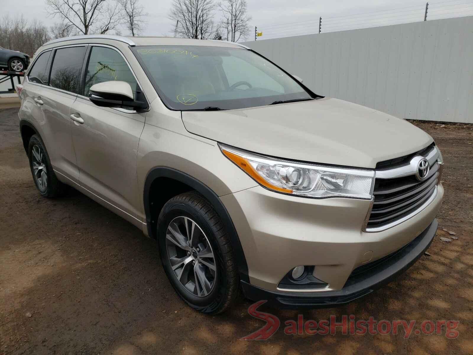 5TDKKRFH6GS132174 2016 TOYOTA HIGHLANDER