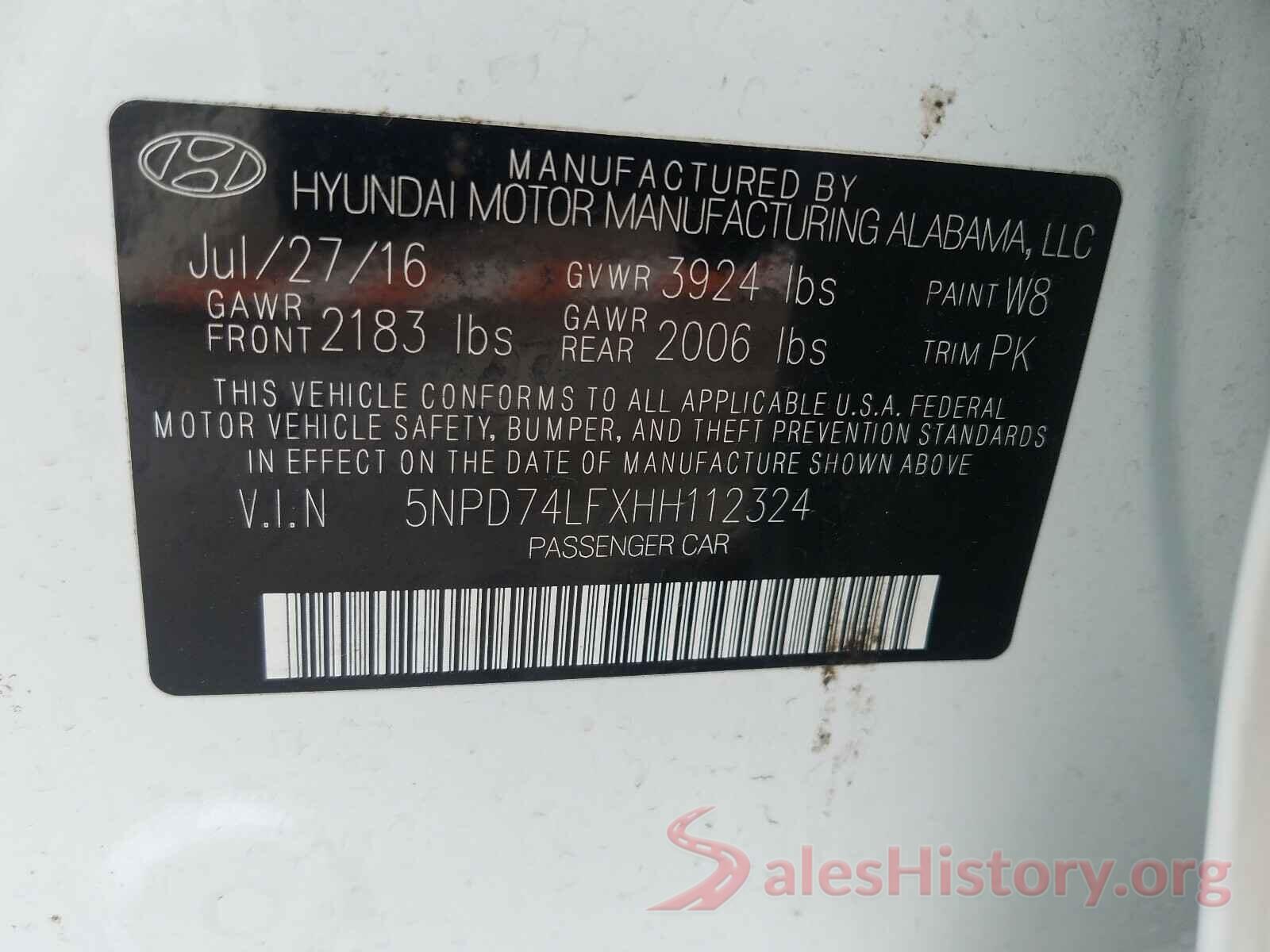 1N4BL4BVXLN320679 2017 HYUNDAI ELANTRA