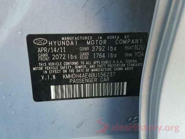 5YFS4RCE4LP008329 2011 HYUNDAI ELANTRA