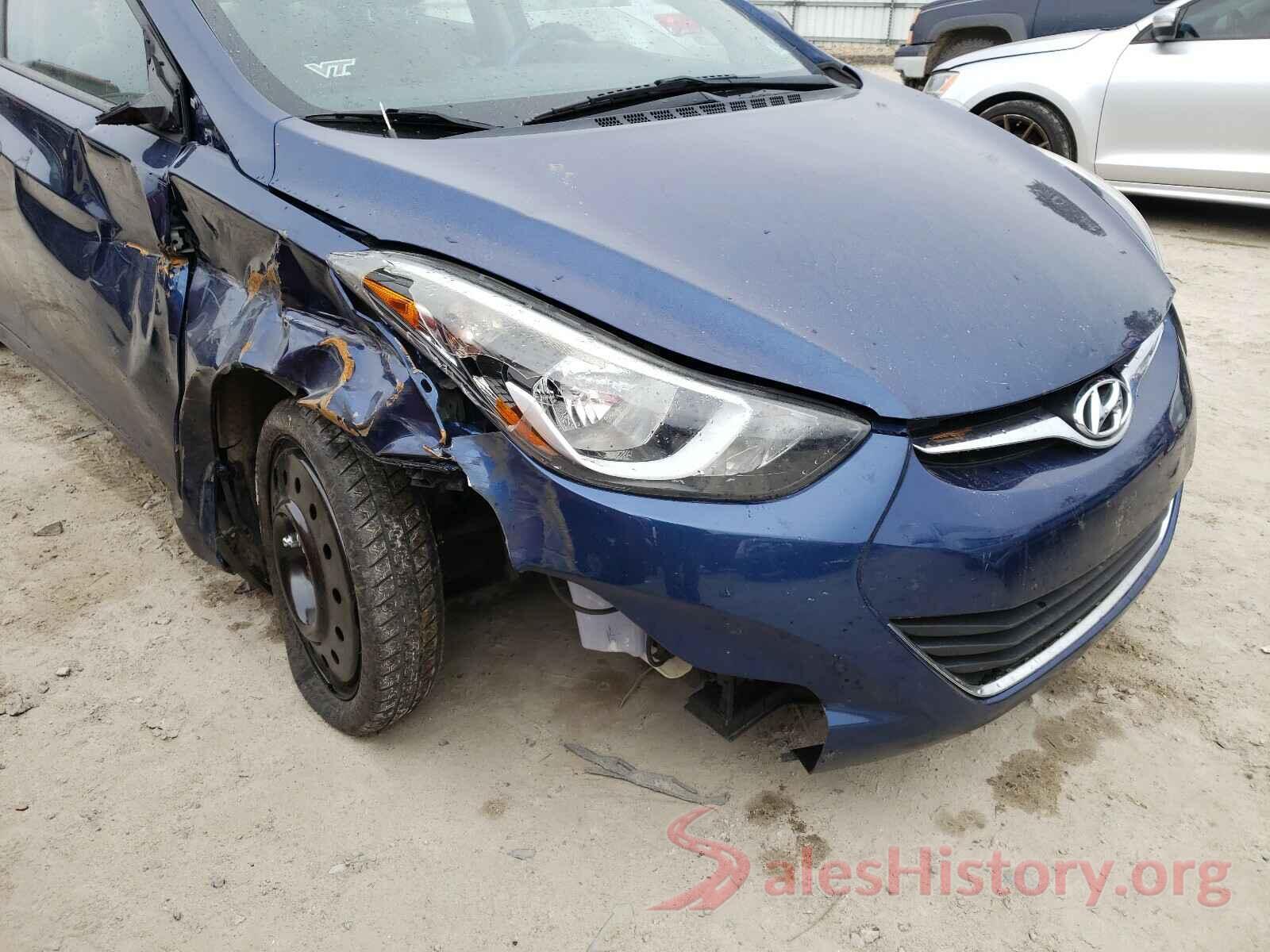 5NPDH4AE1GH671105 2016 HYUNDAI ELANTRA