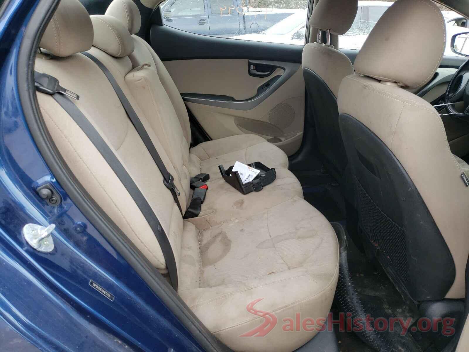 5NPDH4AE1GH671105 2016 HYUNDAI ELANTRA