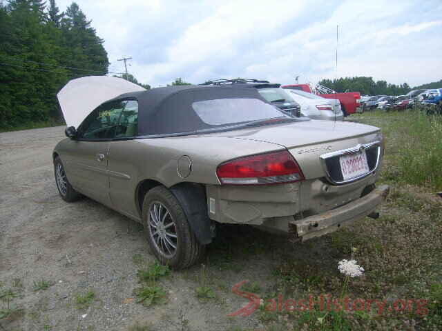 JTEBU5JR6H5468249 2003 CHRYSLER SEBRING