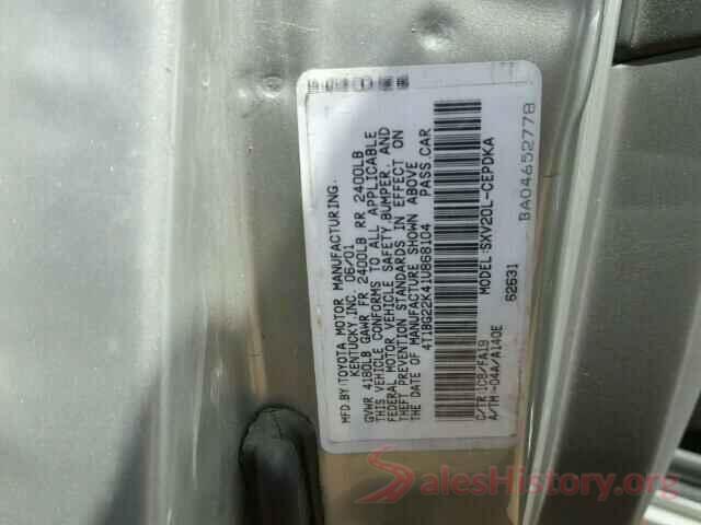 5TDJZRFH2KS572781 2001 TOYOTA CAMRY