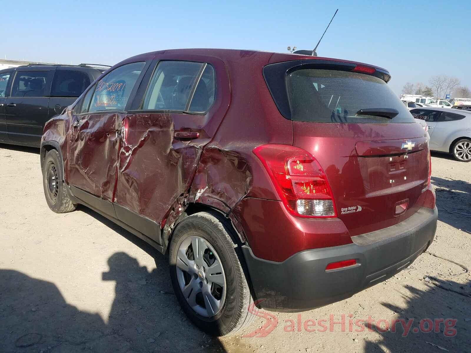 3GNCJKSB7GL121343 2016 CHEVROLET TRAX