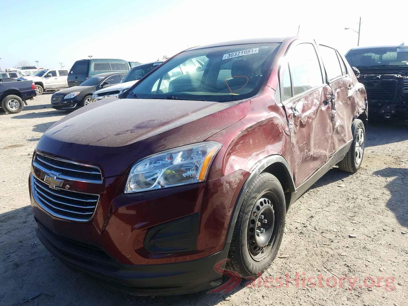 3GNCJKSB7GL121343 2016 CHEVROLET TRAX