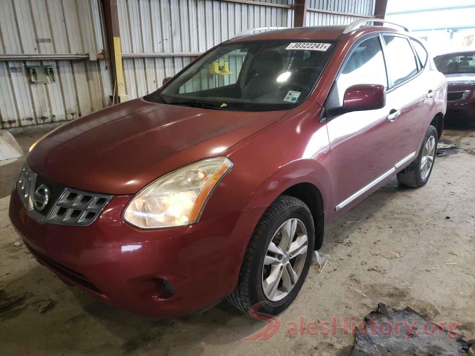 3N1AB7AP5KY432940 2012 NISSAN ROGUE