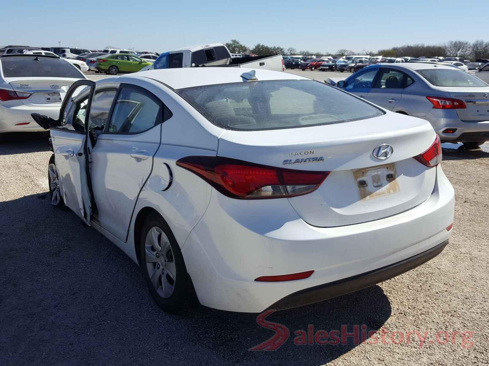 5NPDH4AE4GH797989 2016 HYUNDAI ELANTRA