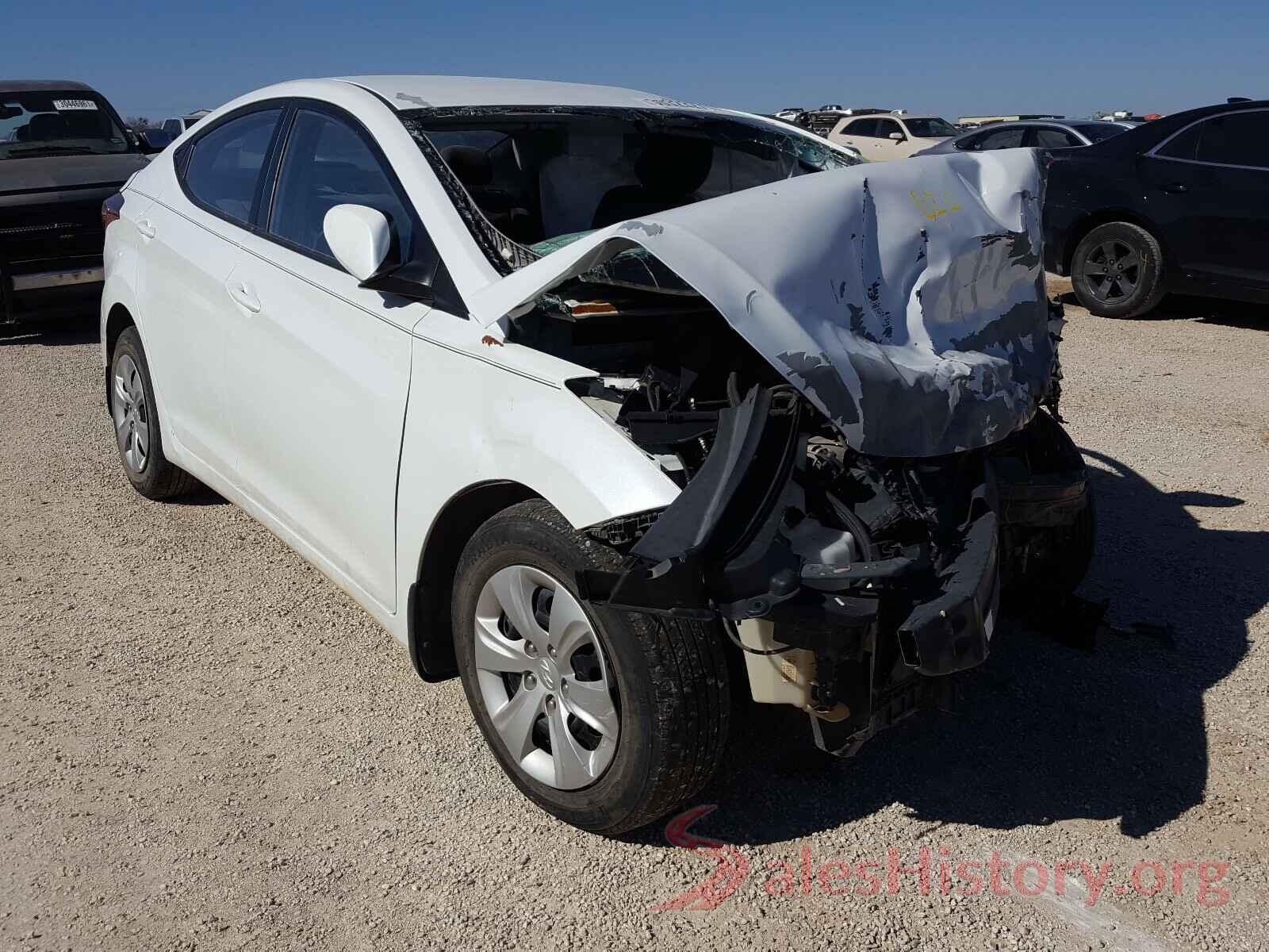 5NPDH4AE4GH797989 2016 HYUNDAI ELANTRA