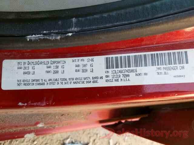 1FTEW1E45KKC65395 2007 CHRYSLER SEBRING