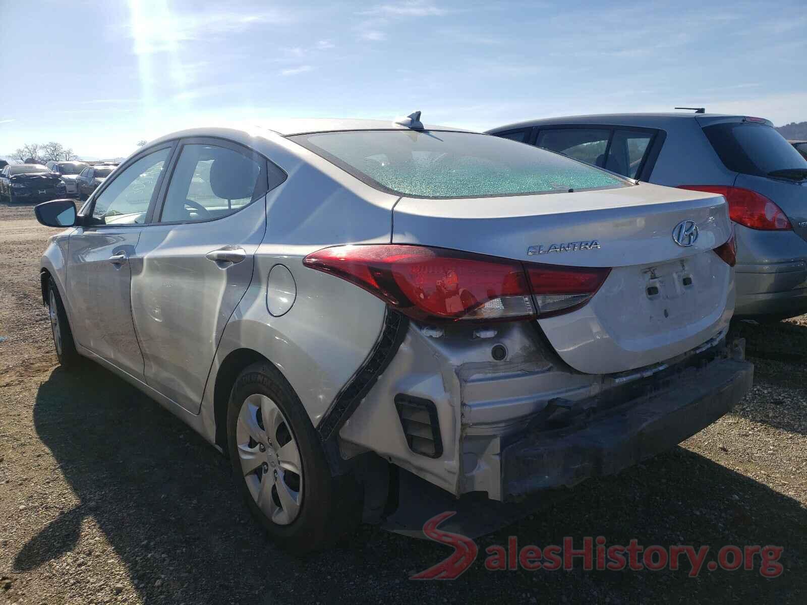 5NPDH4AE5GH700797 2016 HYUNDAI ELANTRA