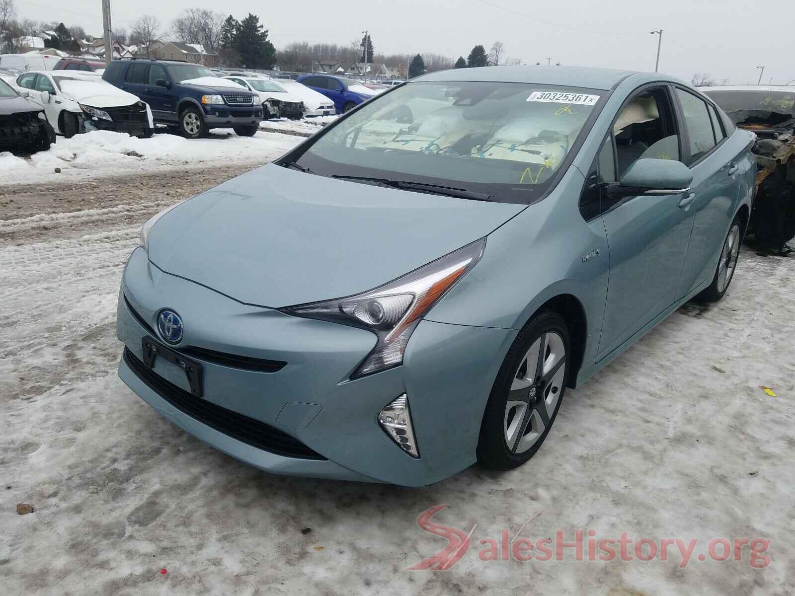 JTDKARFU4G3502961 2016 TOYOTA PRIUS