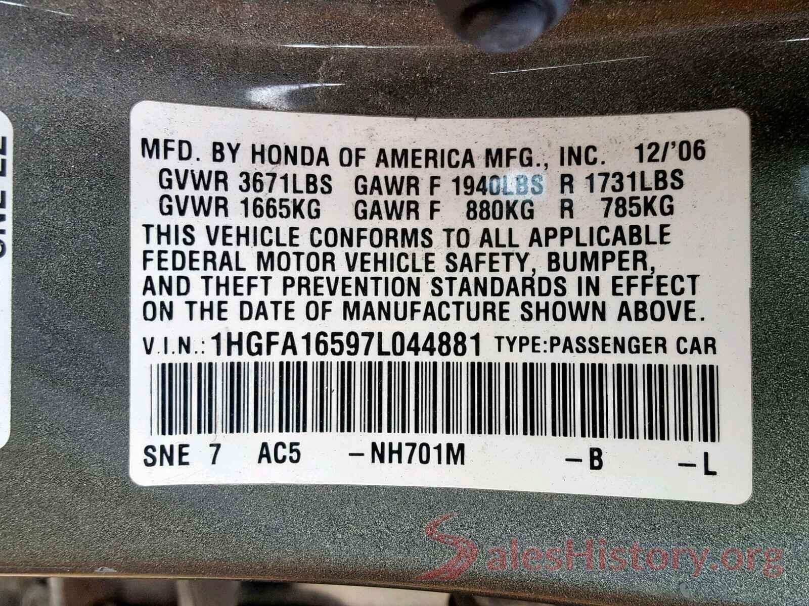 4T1BF1FK8HU334220 2007 HONDA CIVIC LX