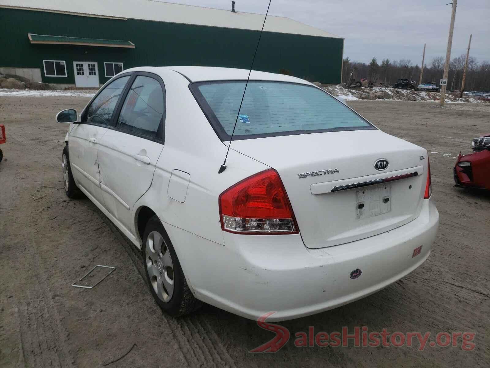 5TDKZ3DC2JS918884 2009 KIA SPECTRA