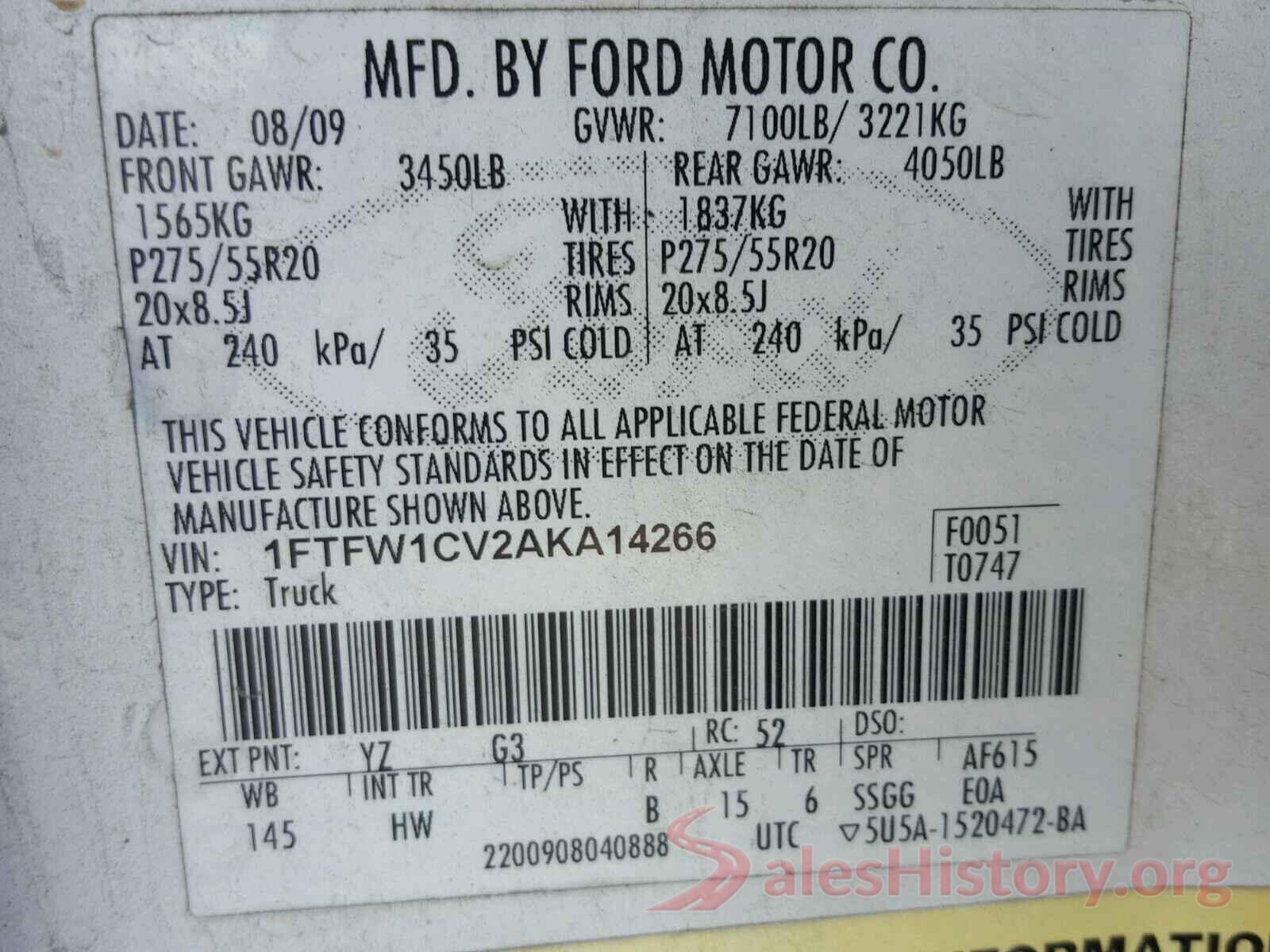 3FA6P0HD2GR292666 2010 FORD F150