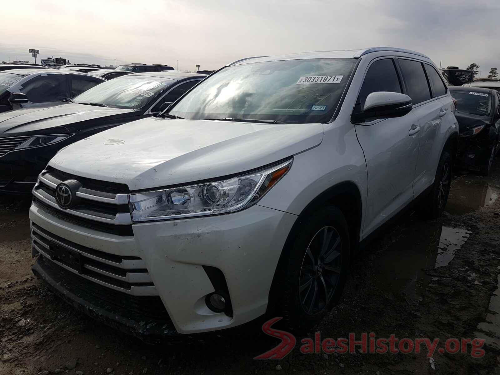 5TDKZRFH7KS349706 2019 TOYOTA HIGHLANDER