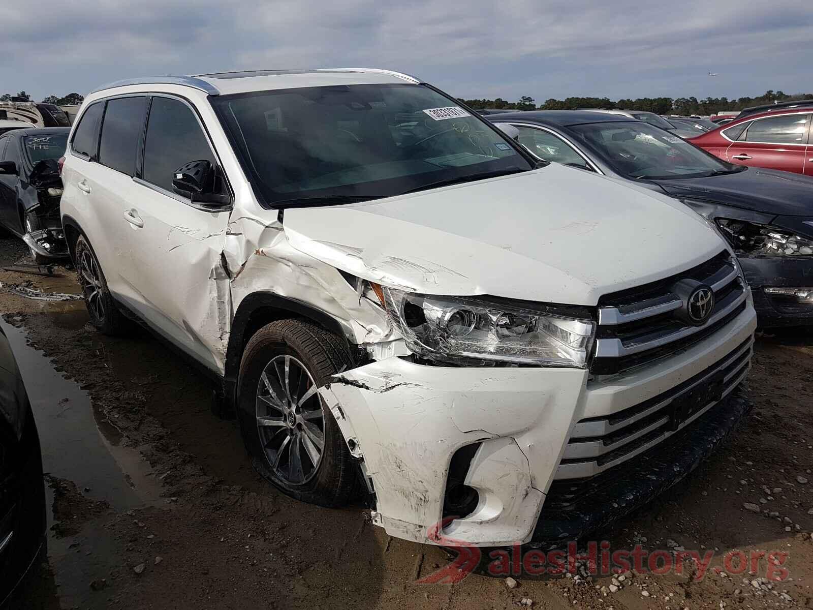 5TDKZRFH7KS349706 2019 TOYOTA HIGHLANDER