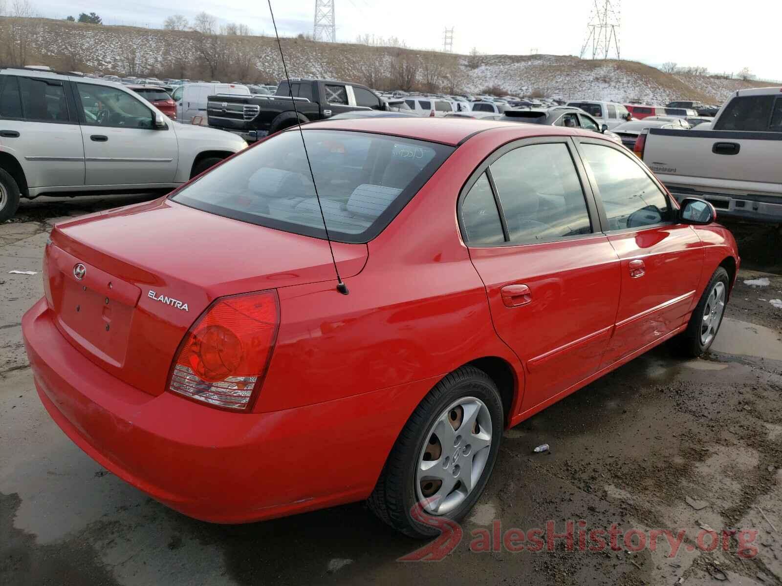 JF2SJALC3HH558358 2004 HYUNDAI ELANTRA