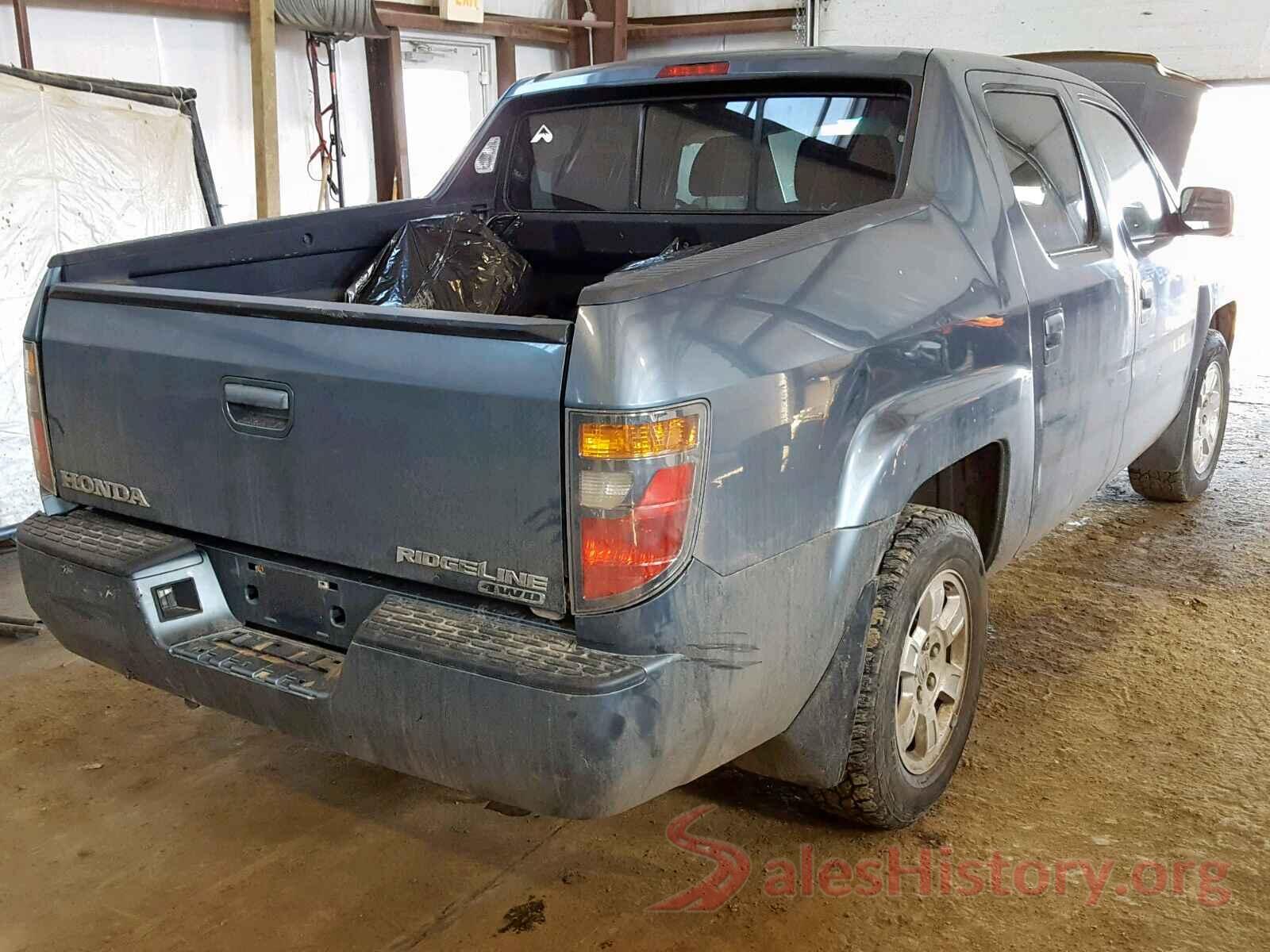 1C4NJCBA0GD600451 2008 HONDA RIDGELINE