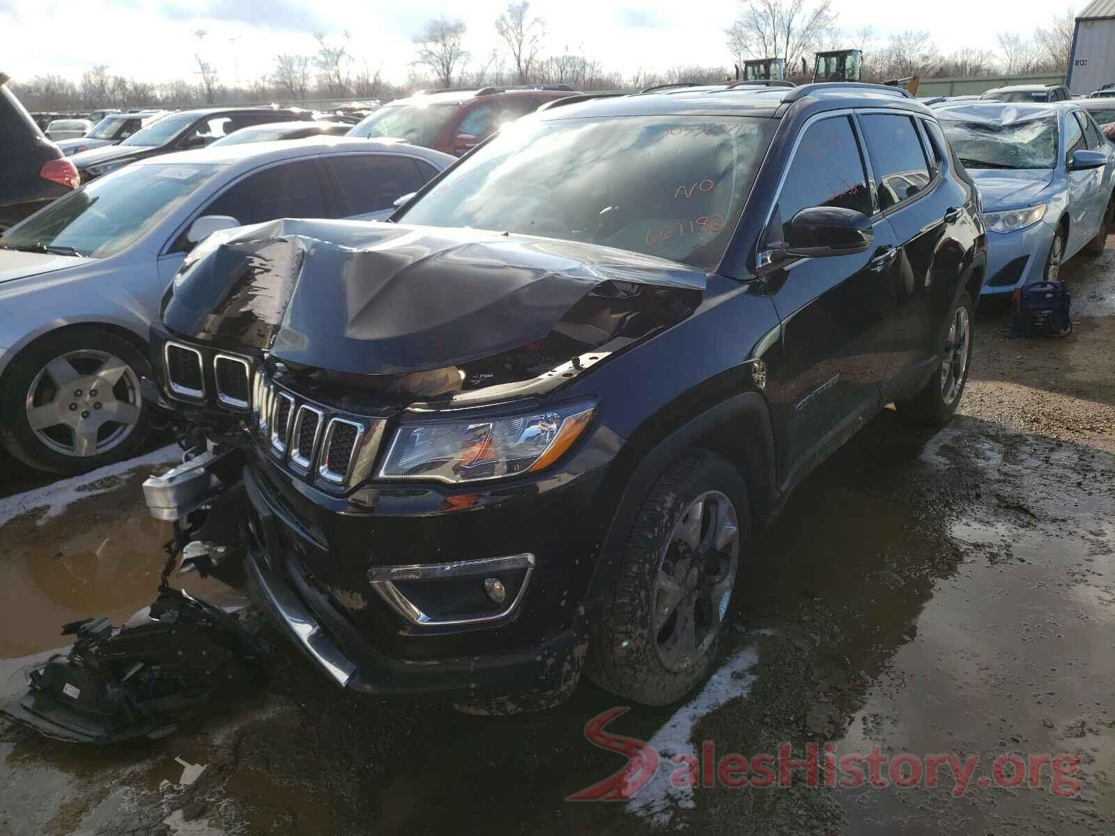 3C4NJCCB1KT667182 2019 JEEP COMPASS