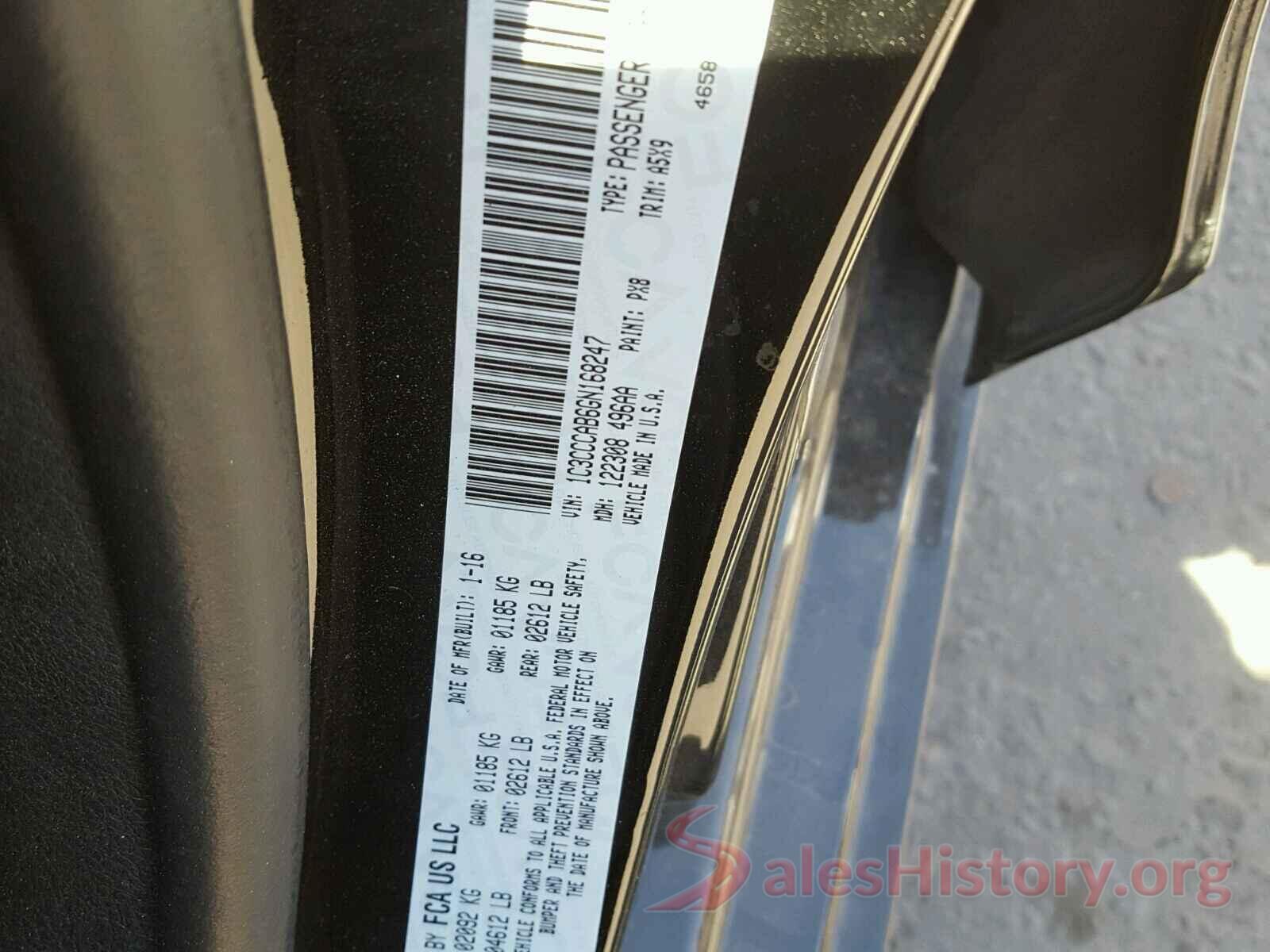 KM8K12AA2JU179415 2016 CHRYSLER 200