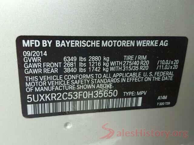 1G1BF5SM6H7264047 2015 BMW X5