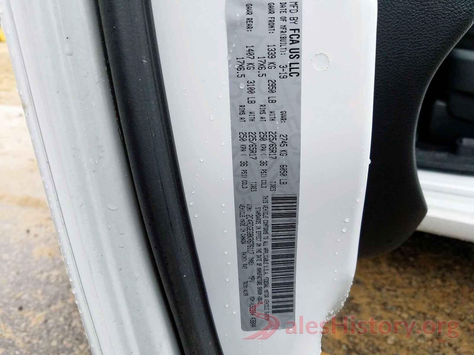 1FADP3FE0HL297482 2019 DODGE CARAVAN