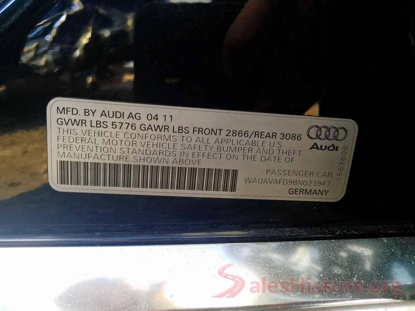 5NPE24AF2KH806986 2011 AUDI A8