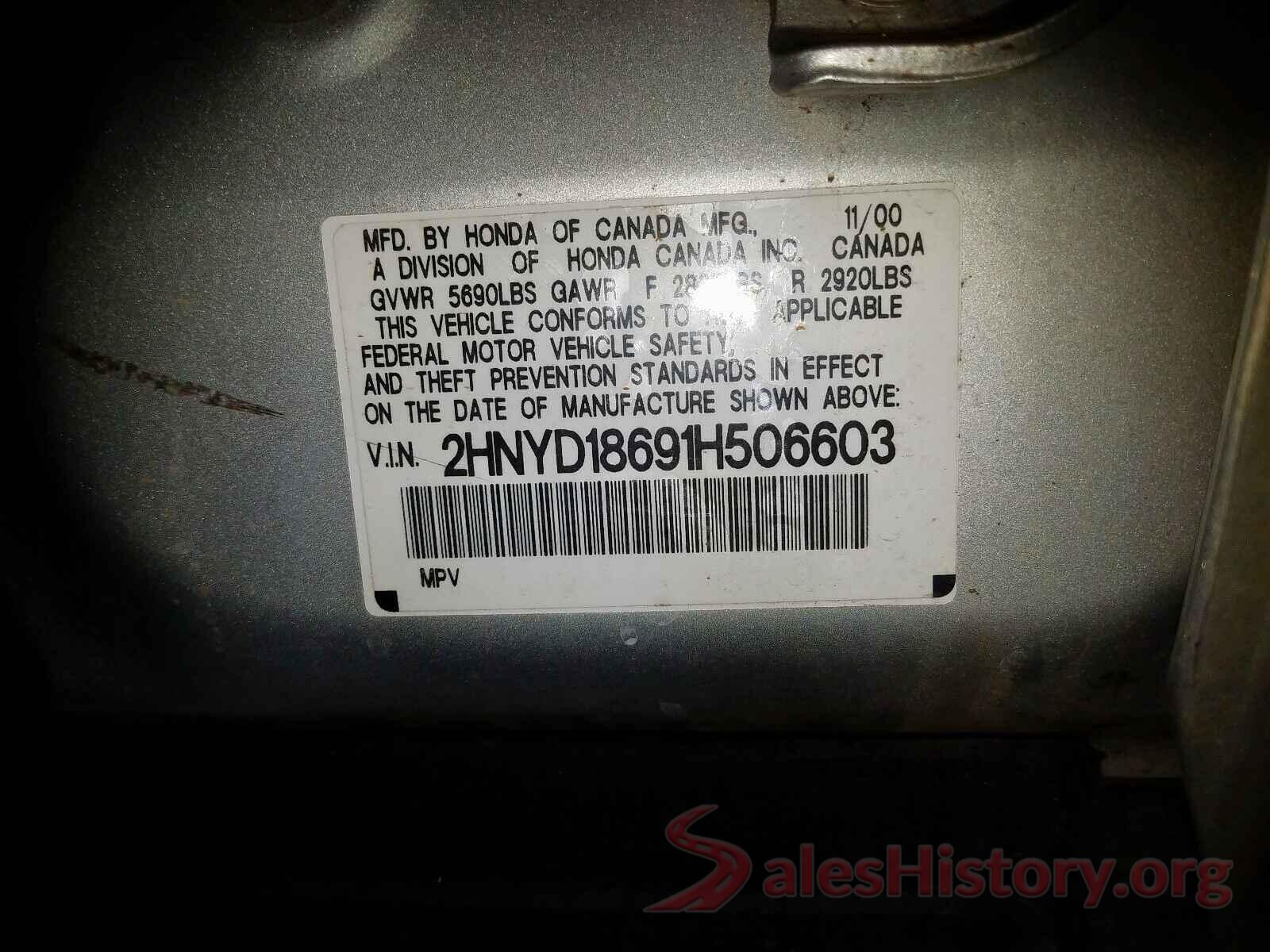 5UXKR0C3XH0V71462 2001 ACURA MDX