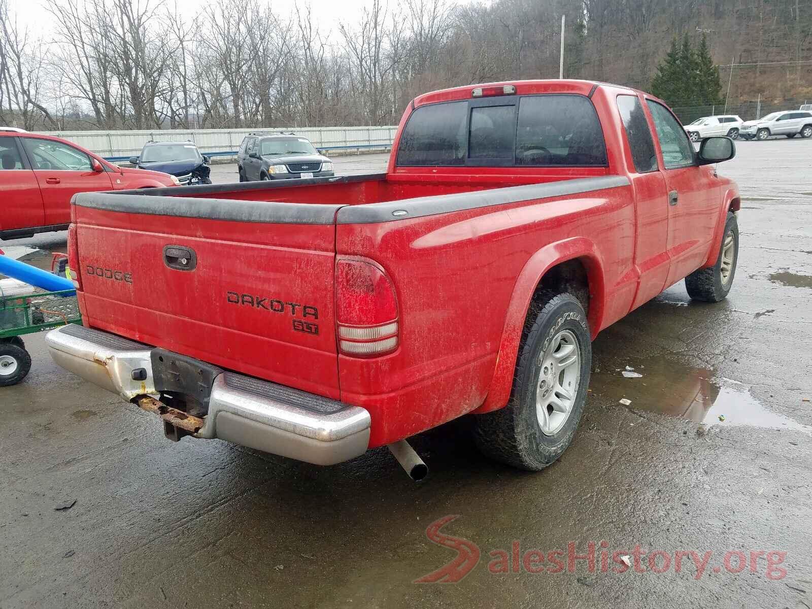 3CZRU6H95KM713598 2004 DODGE DAKOTA