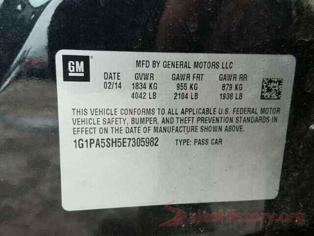 1G1PE5SB3G7154983 2014 CHEVROLET CRUZE