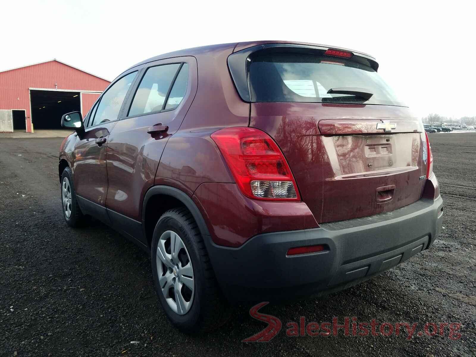 3GNCJKSB3GL267500 2016 CHEVROLET TRAX