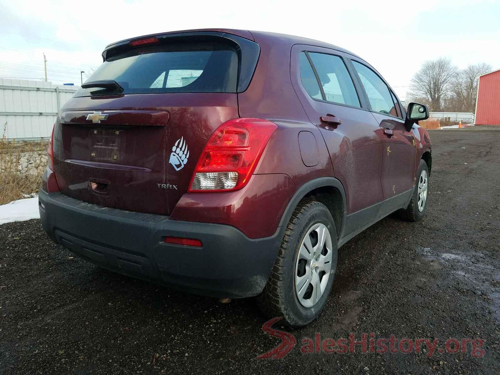 3GNCJKSB3GL267500 2016 CHEVROLET TRAX