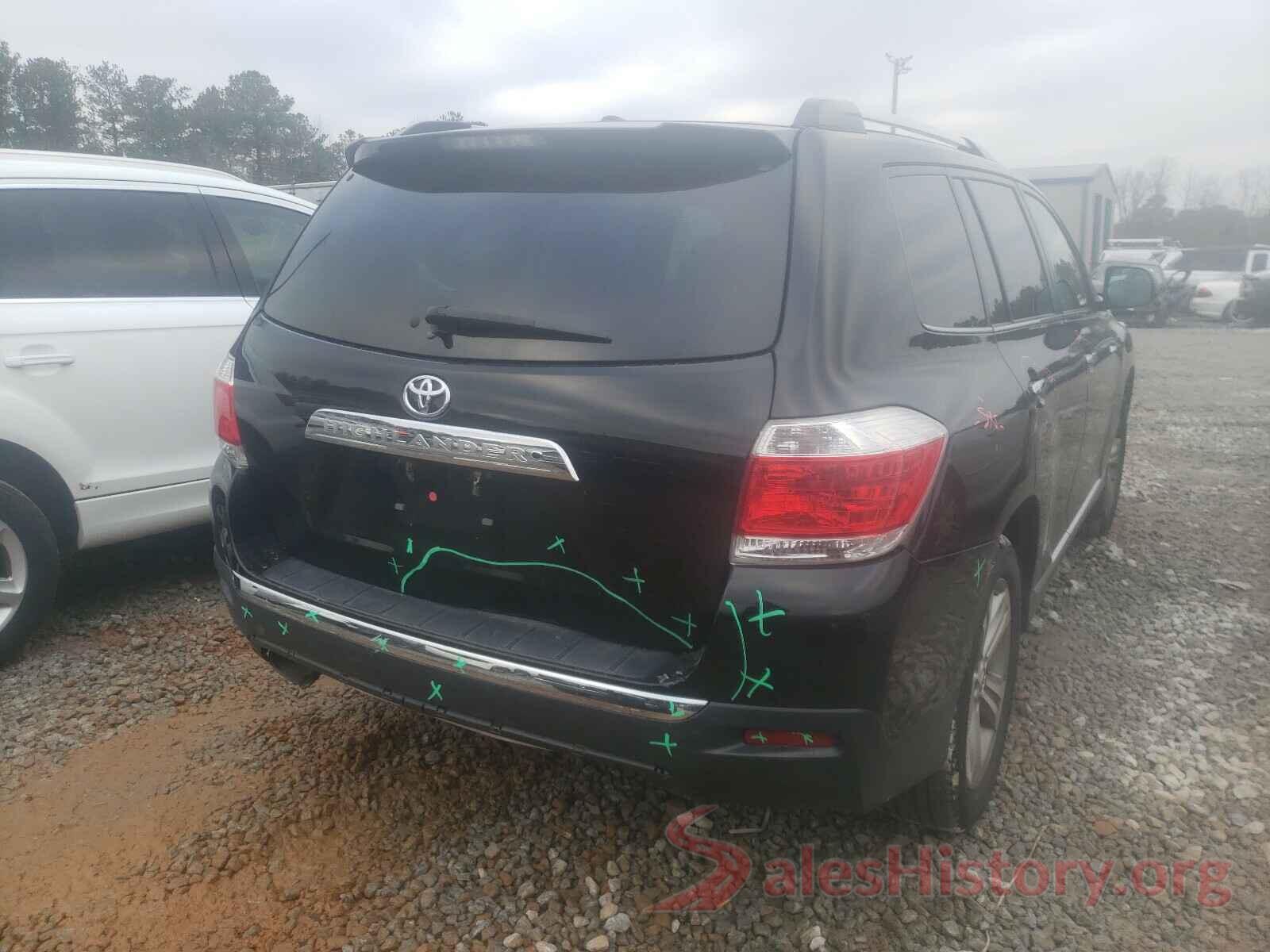 5TFAZ5CN1MX100927 2013 TOYOTA HIGHLANDER