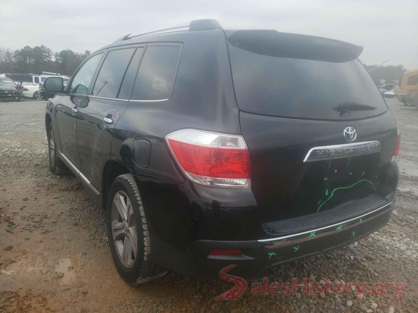 5TFAZ5CN1MX100927 2013 TOYOTA HIGHLANDER