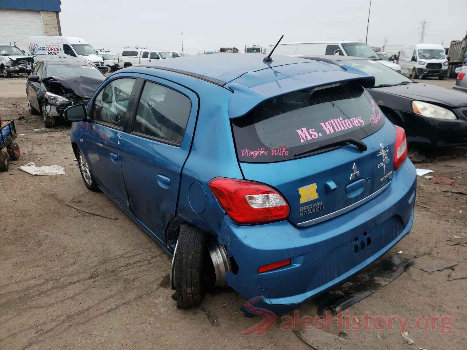 ML32A4HJ1JH007233 2018 MITSUBISHI MIRAGE