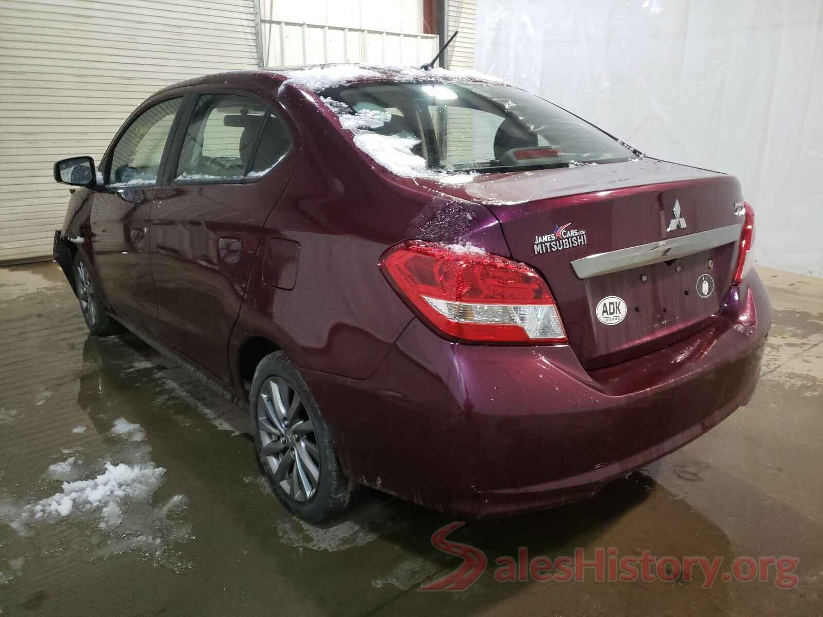 ML32F3FJ3KHF12371 2019 MITSUBISHI MIRAGE