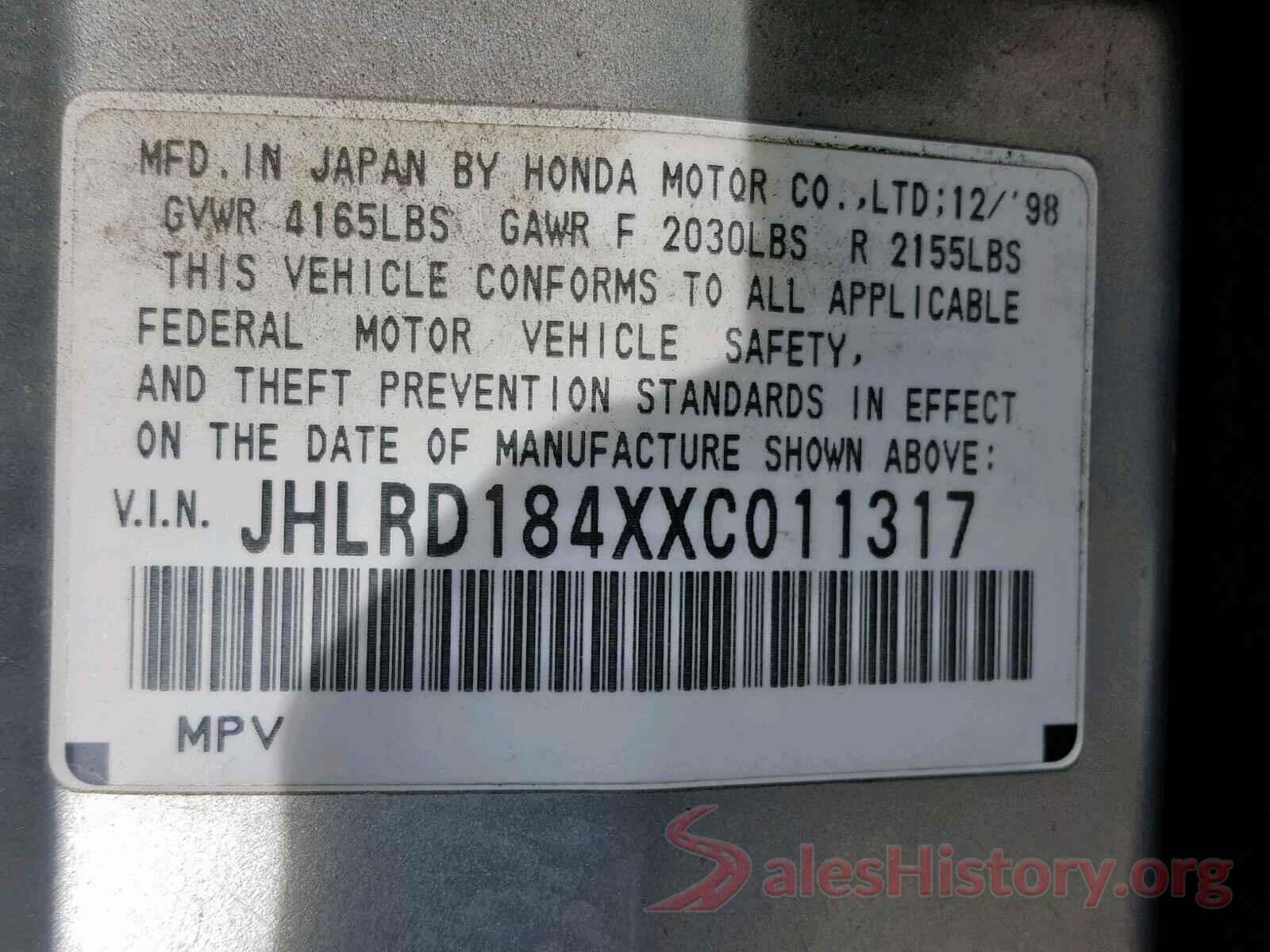 KM8J33A42GU138961 1999 HONDA CR-V LX