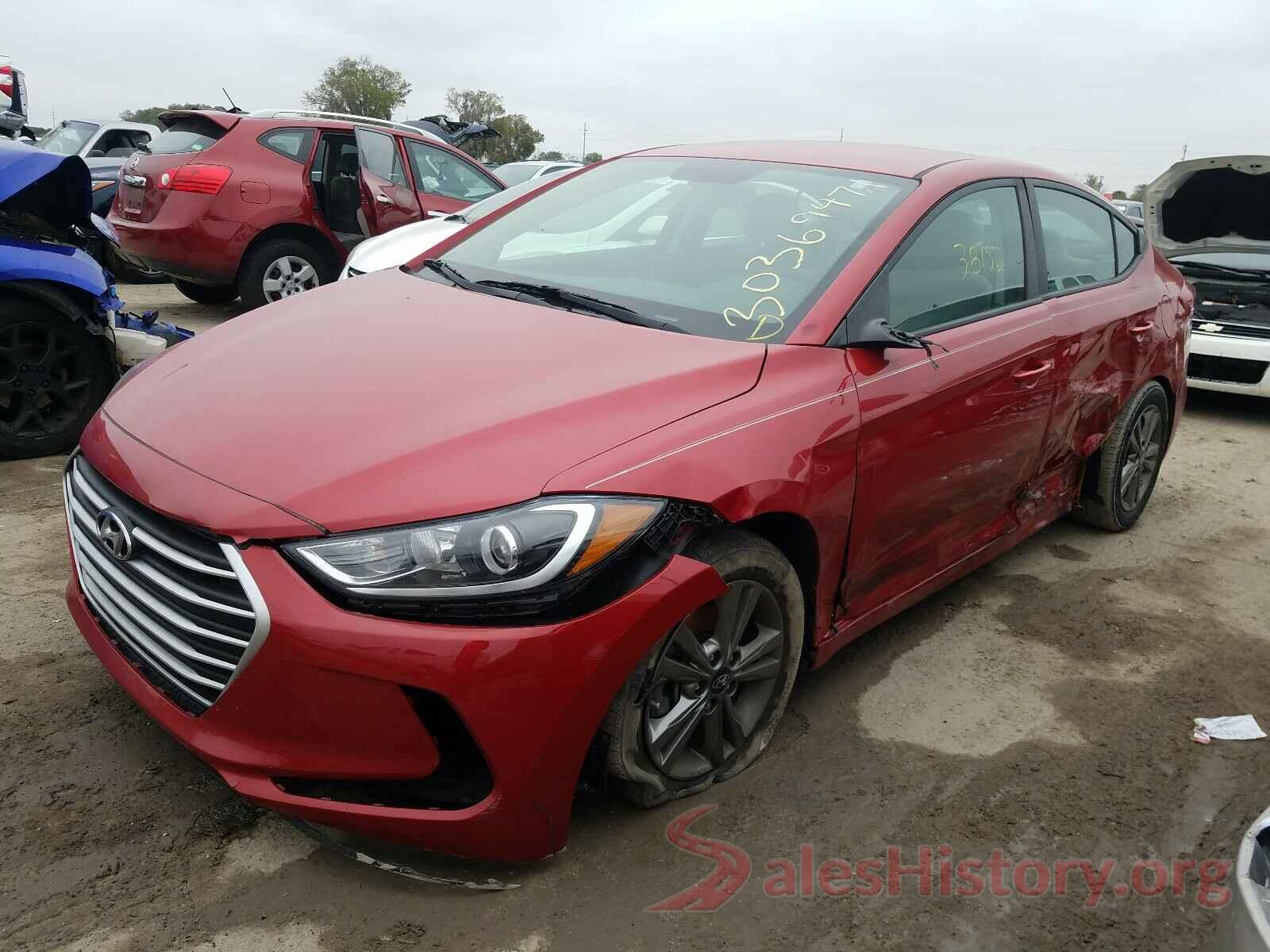 5NPD84LF6JH333258 2018 HYUNDAI ELANTRA