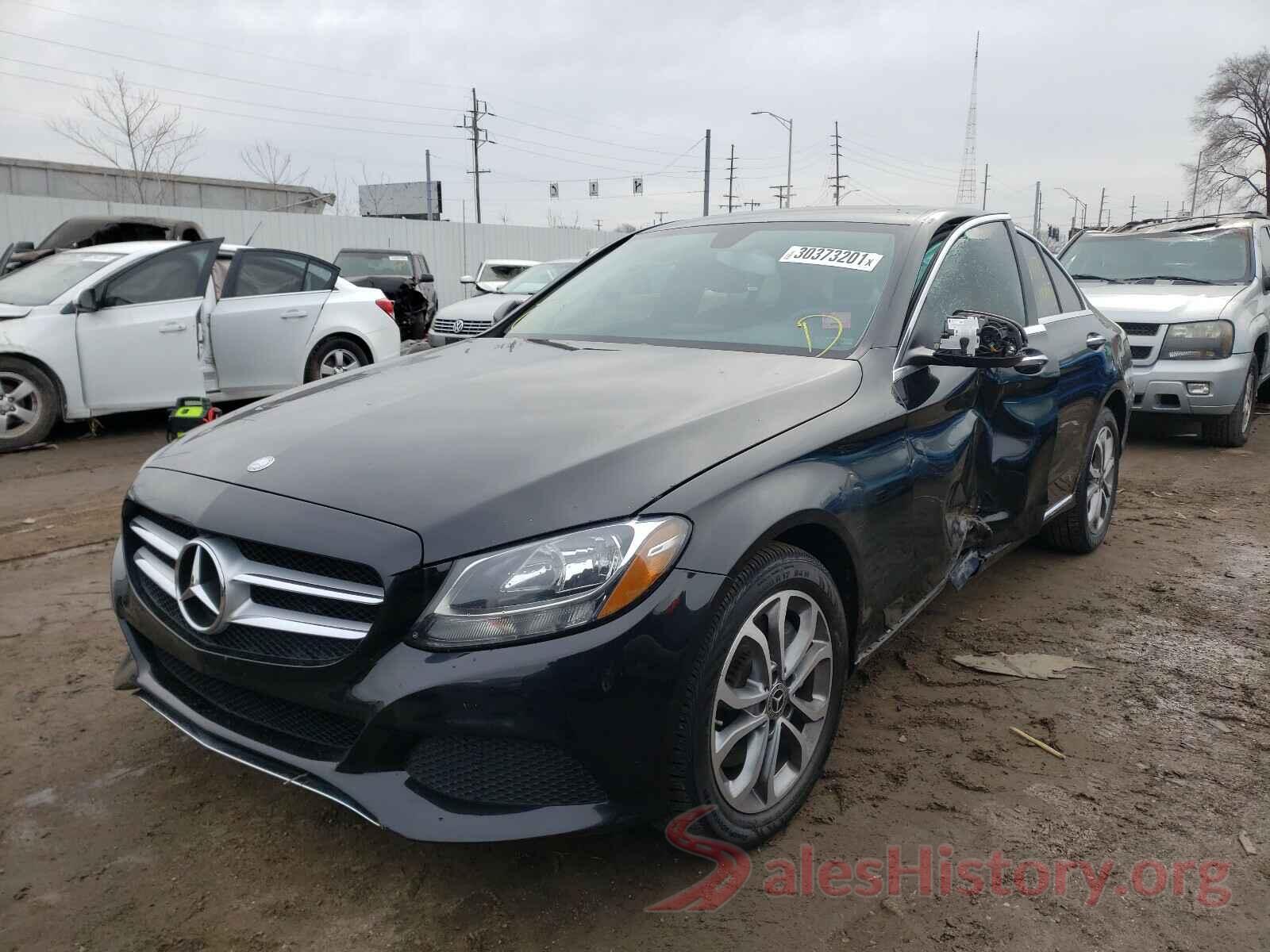 55SWF4KB1HU219379 2017 MERCEDES-BENZ C CLASS