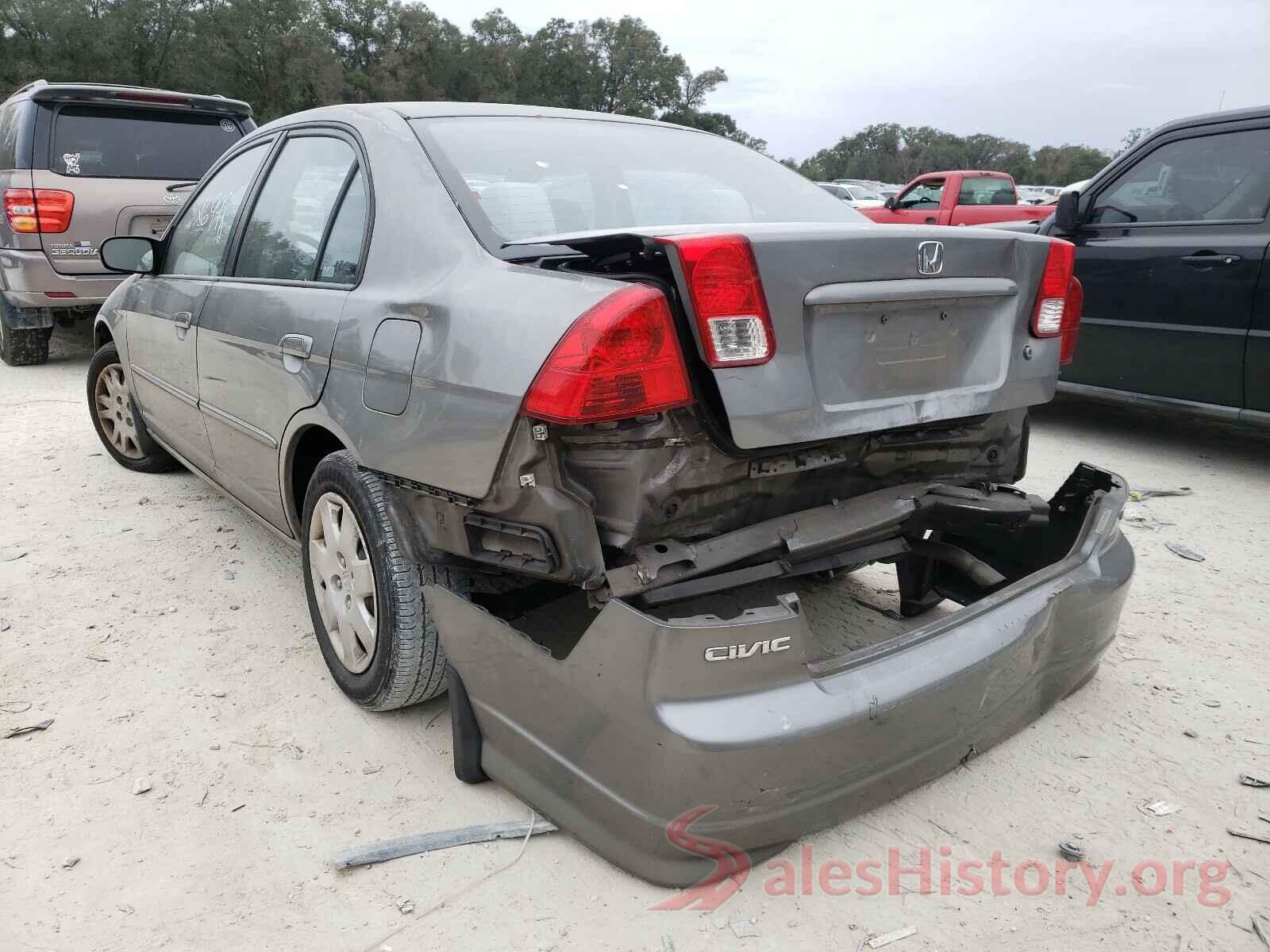 2HKRM4H54GH685796 2004 HONDA CIVIC