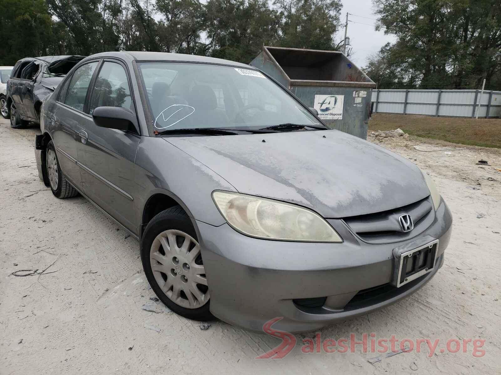 2HKRM4H54GH685796 2004 HONDA CIVIC