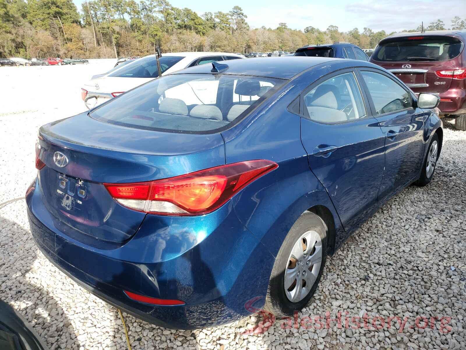 KMHDH4AE9GU649032 2016 HYUNDAI ELANTRA