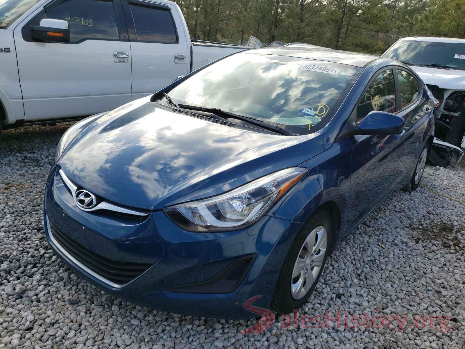 KMHDH4AE9GU649032 2016 HYUNDAI ELANTRA